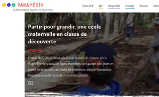 Partir pour grandir, une école maternelle en classe de découverte