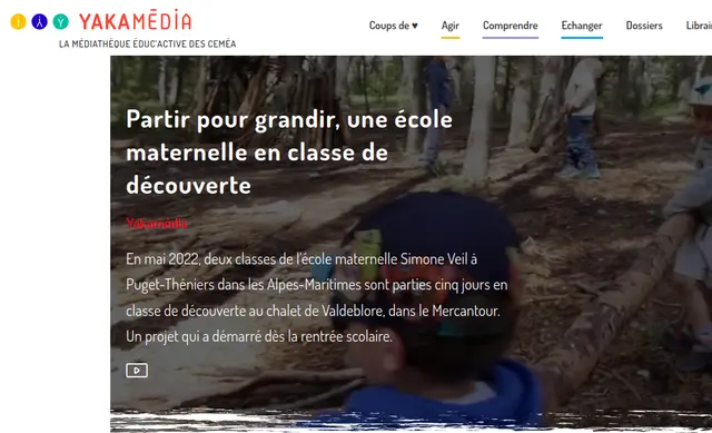Partir pour grandir, une école maternelle en classe de découverte