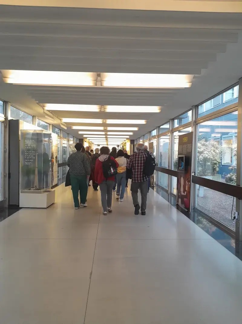Groupe de salarié•es et bénévoles du Cnajep en séjour d'étude en Wallonie