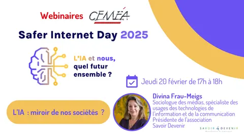 Présentation du webinaire du 20 février avec D. Frau Meigs